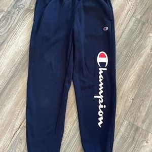 Champion, Youth Large, Navy Jogger Pants